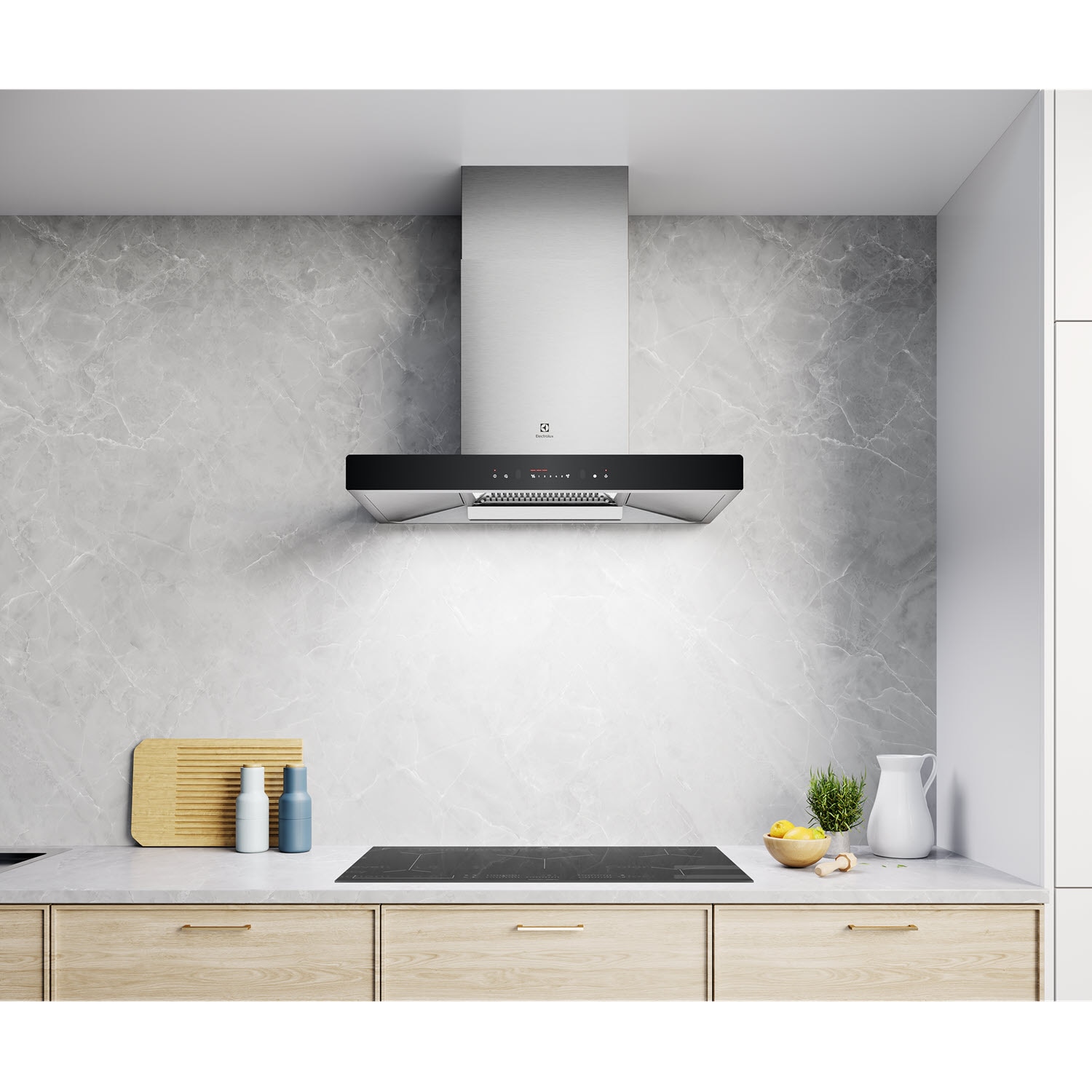 90cm UltimateTaste 500 chimney extractor hood - ECC9310S | Electrolux ...